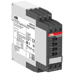1 pcs - ABB Voltage Monitoring Relay, 1 Phase, DPDT, 3-30 V, 6-60 V, 30-300 V, 60-600 V, DIN Rail