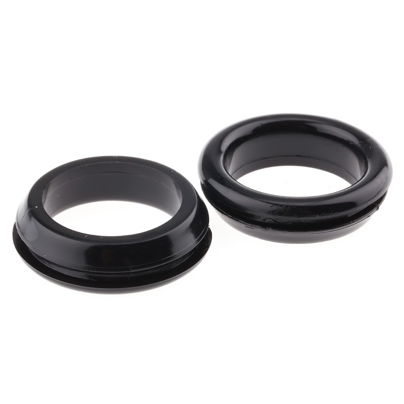 1 Bag of 100 - RS PRO Black PVC 26mm Cable Grommet for Maximum of 20.8mm Cable Dia.