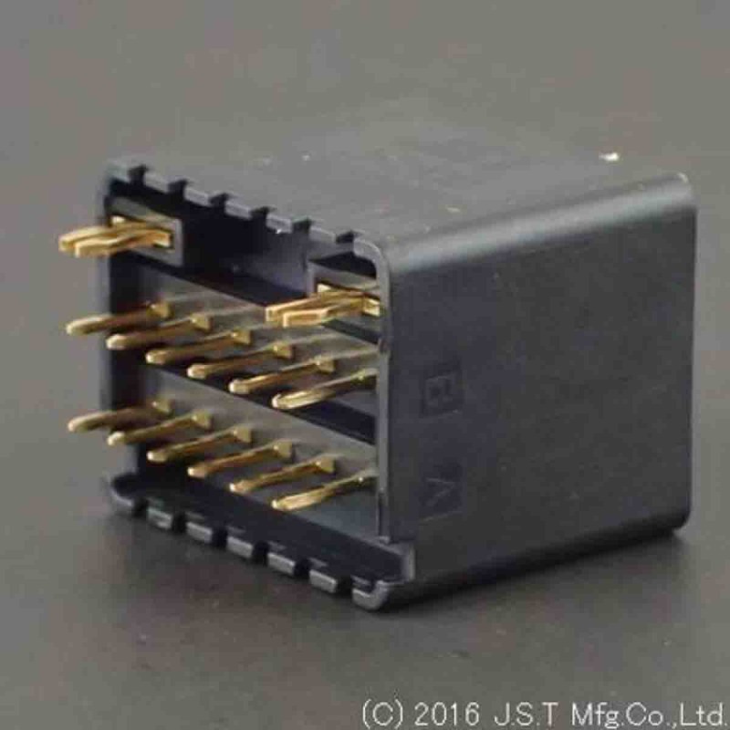 1 Pack of 2 - JST JFA J2000 Series PCB Header, 12 Contact(s), 2.5mm Pitch, 2 Row(s), Shrouded