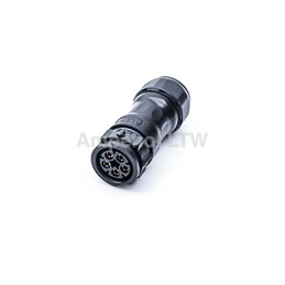 1 pcs - Amphenol Industrial Circular Connector, 5 Contacts, Cable Mount, Socket, Female, IP68, X-Lok Series