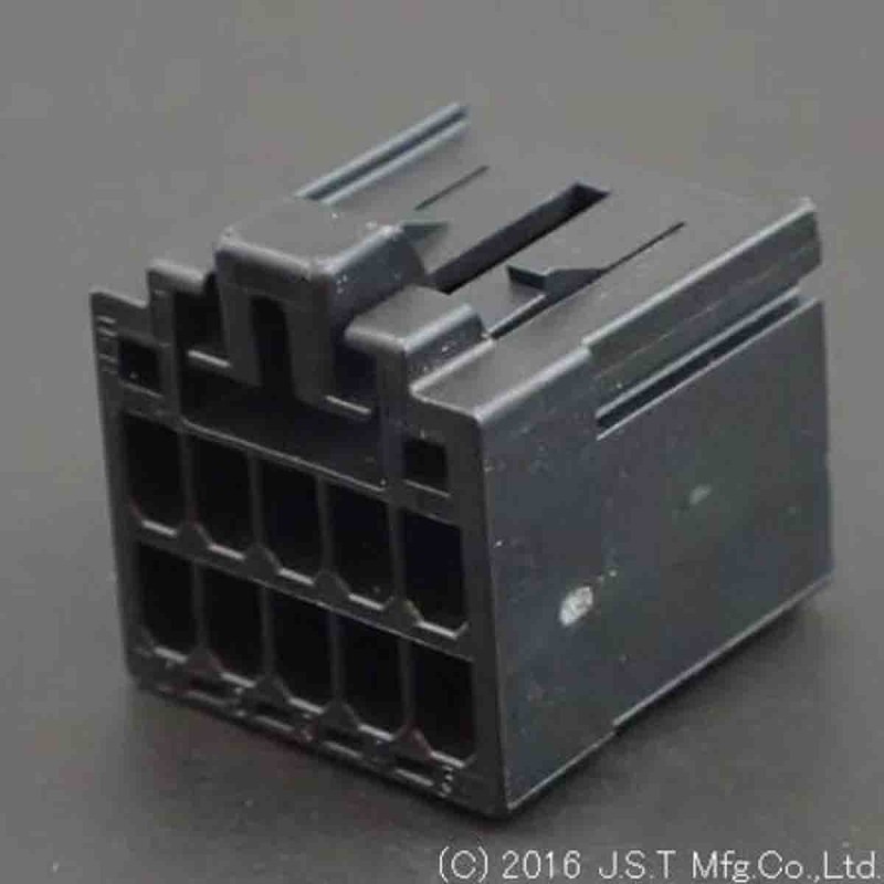 1 Pack of 20 - JST, J2000 Female PCB Connector Housing, 2.5mm Pitch, 10 Way, 2 Row