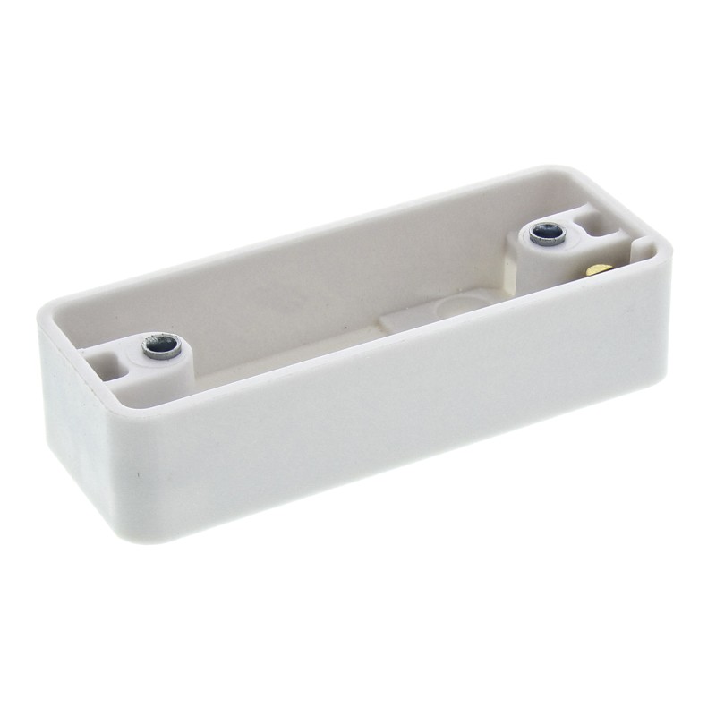 1 pcs - MK Electric PVC Back Box, 1 Gangs, 87 x 33 x 16mm