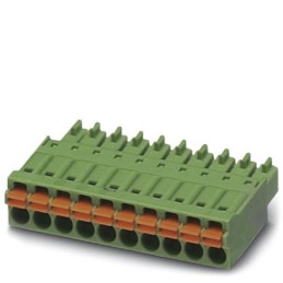 50 pcs - Phoenix Contact 3.5mm Pitch 6 Way Pluggable Terminal Block, Plug, Cable Mount, Spring Cage Termination