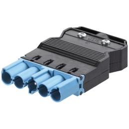 50 pcs - Wieland GST18i5 Series Mini Connector, 5-Pole, Male, Cable Mount, 20A, IP20