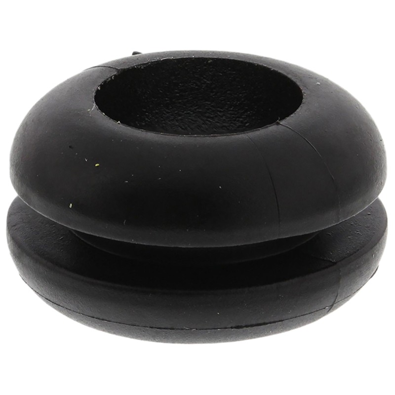 1 Bag of 100 - HellermannTyton Black PVC 9.5mm Cable Grommet for Maximum of 8mm Cable Dia.