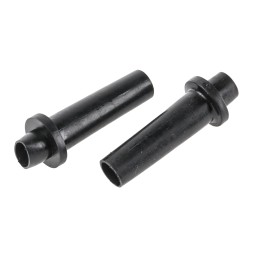 1 Bag of 100 - HellermannTyton Black PVC 8.8mm Cable Grommet for Maximum of 6.5mm Cable Dia.