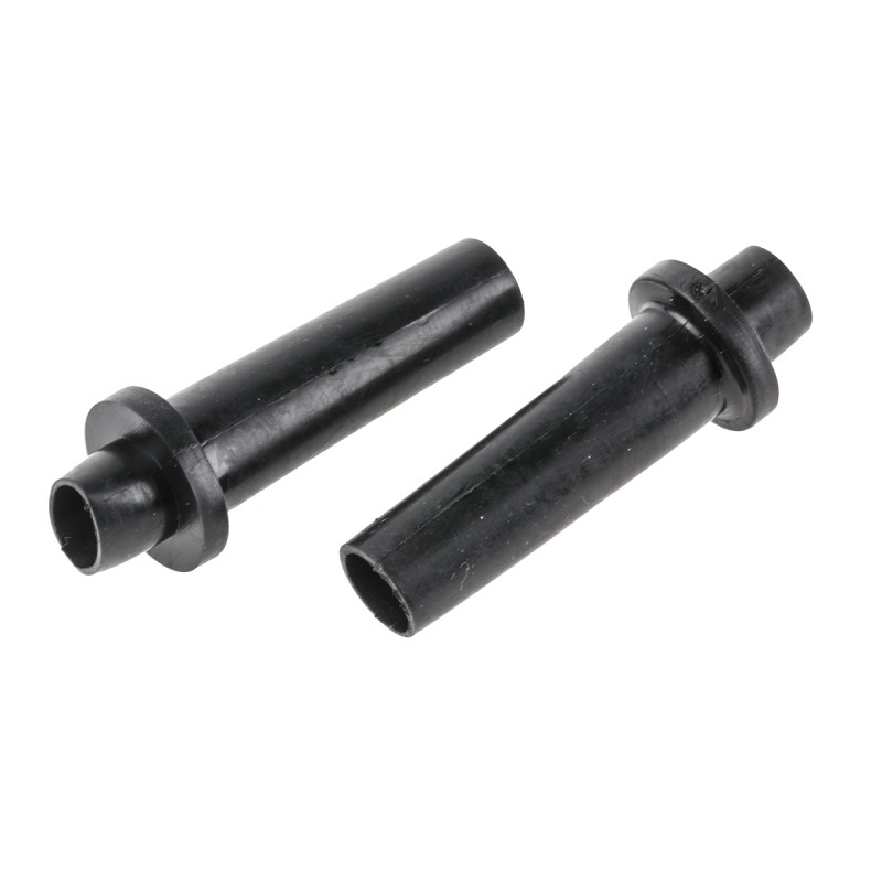 1 Bag of 100 - HellermannTyton Black PVC 8.8mm Cable Grommet for Maximum of 6.5mm Cable Dia.