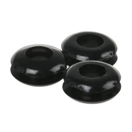 1 Bag of 100 - RS PRO Black PVC 7.2mm Cable Grommet for Maximum of 5mm Cable Dia.