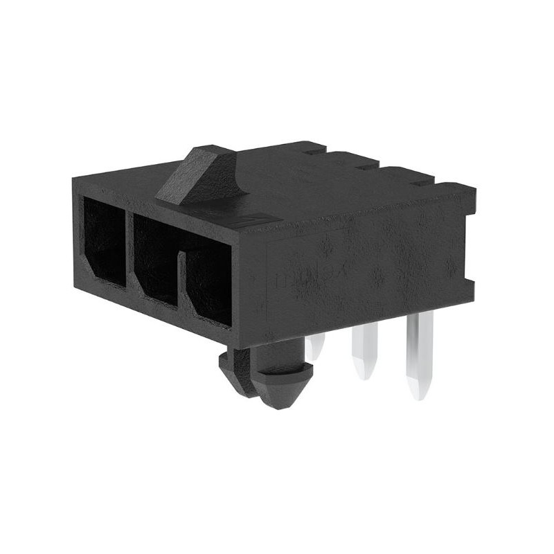 175 pcs - Molex Micro-Fit+ Series Right Angle Through Hole PCB Header, 4 Contact(s), 3.0mm Pitch, 1 Row(s), Shrouded