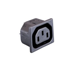 50 pcs - Bulgin F (Outlet) Panel Mount IEC Connector Socket, 10A, 250 V, Fuse Size 5 x 20mm