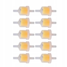 10pcs universal in-line fuel filter