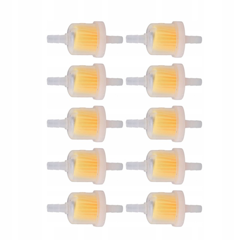 10pcs universal in-line fuel filter