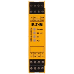 1 pcs - Eaton Dual-Channel Emergency Stop, Safety Switch/Interlock Safety Relay, 230V, 3 Safety Contacts