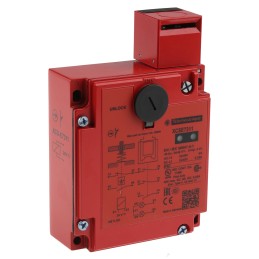 1 pcs - Telemecanique Sensors XCS-E Series Solenoid Interlock Switch, Power to Unlock, 24V ac/dc, Actuator Included