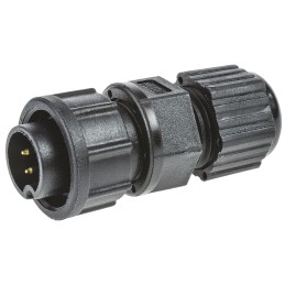 1 pcs - Amphenol Industrial Circular Connector, 4 Contacts, Panel Mount, Plug, Male, IP67, Ceres Series