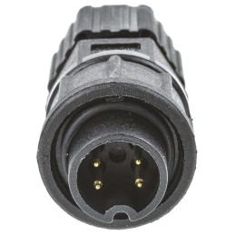 1 pcs - Amphenol Industrial Circular Connector, 4 Contacts, Panel Mount, Plug, Male, IP67, Ceres Series