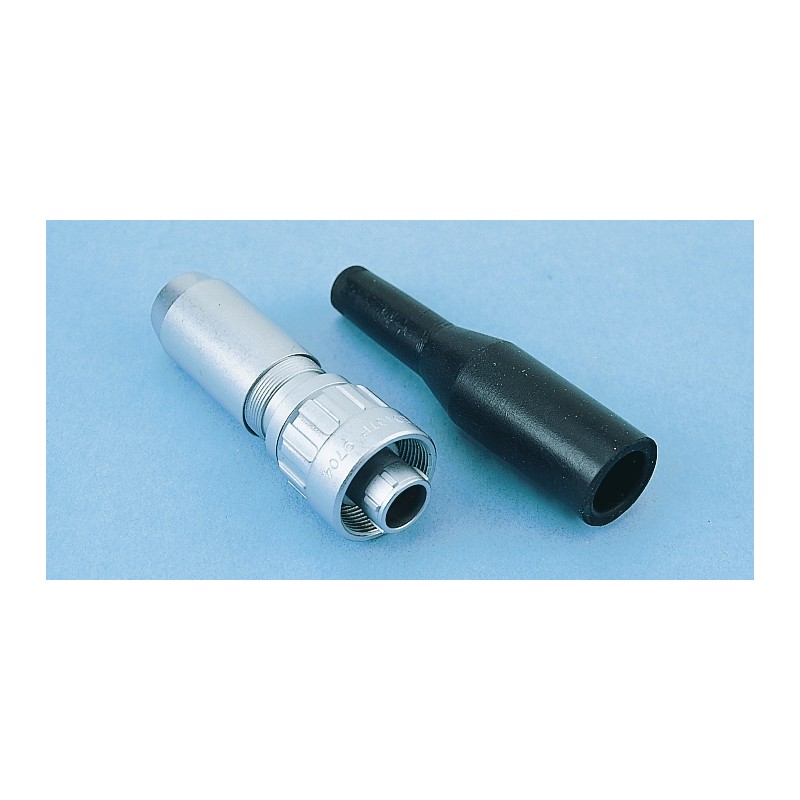 1 pcs - Souriau Circular Connector, 7 Contacts, Cable Mount, Socket, Female, IP68, TP Series