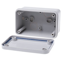 1 pcs - Schneider Electric Thalassa TBS Series ABS Wall Box, IP66, 116 mm x 74 mm x 62mm