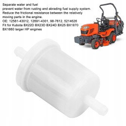 Fuel filter 12581 43012 for kubota bx22d bx23d