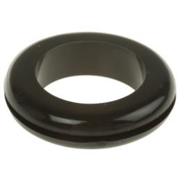 1 Bag of 100 - RS PRO Black PVC 25.1mm Cable Grommet for Maximum of 18.9mm Cable Dia.
