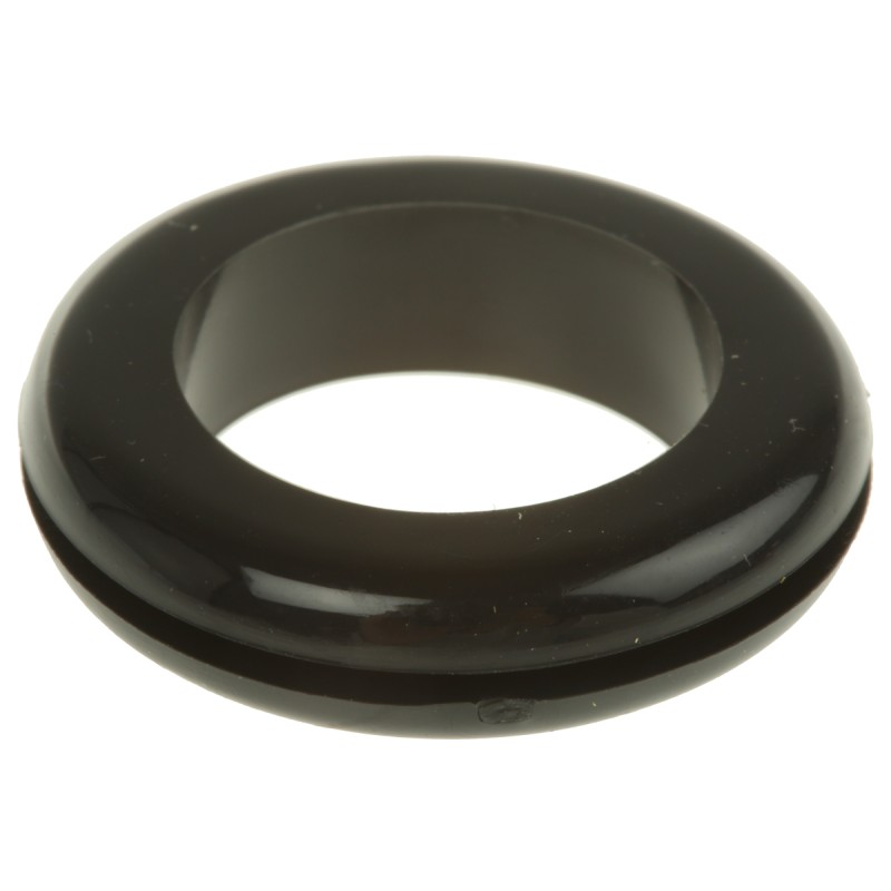 1 Bag of 100 - RS PRO Black PVC 25.1mm Cable Grommet for Maximum of 18.9mm Cable Dia.