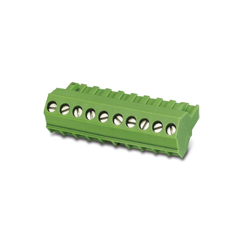 50 pcs - Phoenix Contact 5.08mm Pitch 6 Way Pluggable Terminal Block, Plug, Plug-In, Screw Termination