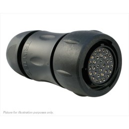 1 pcs - Souriau Circular Connector, 32 Contacts, Cable Mount, Plug, IP68, IP69K, UTS Series