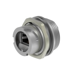 50 pcs - TE Connectivity 2355443 Series Receptacle RJ45 Connector, Panel Mount, Cat5e