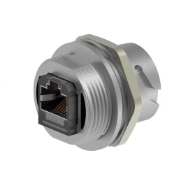 50 pcs - TE Connectivity 2355443 Series Receptacle RJ45 Connector, Panel Mount, Cat5e