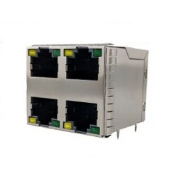 180 pcs - Amphenol RJSGE4 Series Female RJ45 Connector, PCB Mount, Cat5e