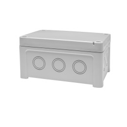 1 pcs - RS PRO Grey Polycarbonate General Purpose Enclosure, IP65, Grey Lid, 130 x 95 x 65mm