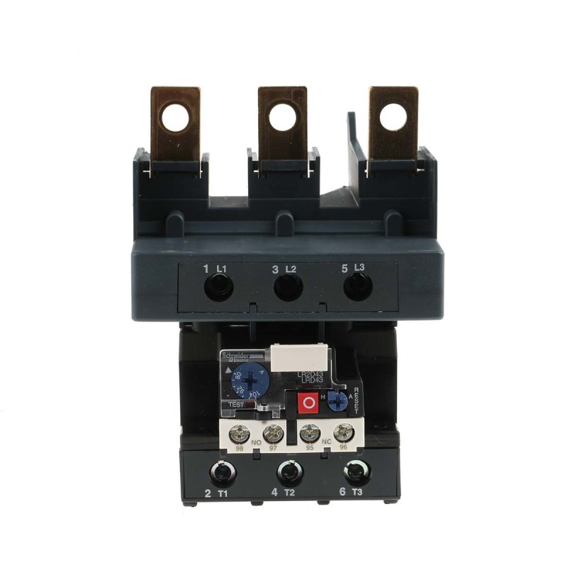 1 pcs - Schneider Electric LRD Overload Relay 1NO + 1NC, 5 A Contact Rating, 100 W, 600 VA, 3P, TeSys D