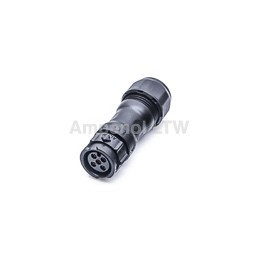 1 pcs - Amphenol Industrial Circular Connector, 5 Contacts, Cable Mount, Socket, Female, IP68, X-Lok Series