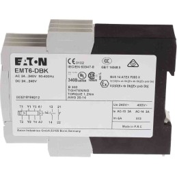 1 pcs - Eaton Overload Relay 1NO + 1NC, 3 A Contact Rating, 2 W, 24 - 240 V ac/dc, EMT