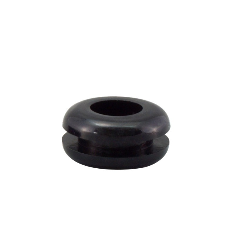 1 Bag of 250 - RS PRO Black PVC 6.2mm Cable Grommet for Maximum of 3mm Cable Dia.