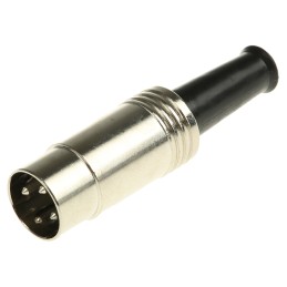 50 pcs - RS PRO 3 Pole Din Plug, DIN 41524, 4A, 60 V ac, Male, Cable Mount