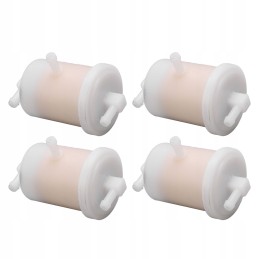 4 pcs fuel filter white metal gas fuel filter replacement QV
