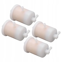4 pcs fuel filter white metal gas fuel filter replacement QV