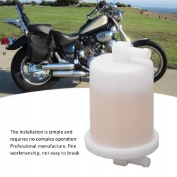 4 pcs fuel filter white metal gas fuel filter replacement QV