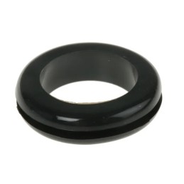 1 Bag of 250 - RS PRO Black PVC 31.7mm Cable Grommet for Maximum of 25mm Cable Dia.