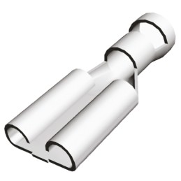 1 Pack of 3000 - TE Connectivity FASTIN-FASTON .375 Uninsulated Female Spade Connector, Receptacle, 9.53 x 1.22mm Tab Size, 6mm²