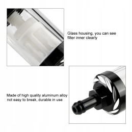 Universal 8mm petrol fuel filter for motorcycles