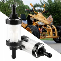 Universal 8mm petrol fuel filter for motorcycles