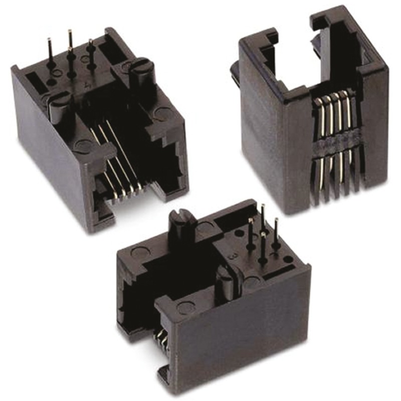 182 pcs - Wurth Elektronik WR-MJ Series Female RJ25 Connector, Through Hole