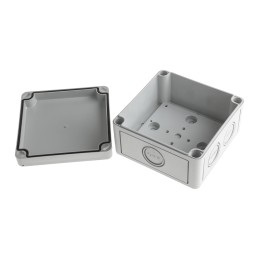 1 pcs - Spelsberg TK PC Series Grey Polycarbonate Junction Box, IP66, 110 x 110 x 66mm