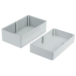 1 pcs - CAMDENBOSS 2000 Series Grey ABS Enclosure, IP54, Grey Lid, 190 x 110 x 90mm