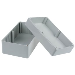 1 pcs - CAMDENBOSS 2000 Series Grey ABS Enclosure, IP54, Grey Lid, 190 x 110 x 90mm