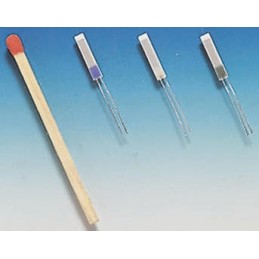 1 Bag of 5 - Jumo PT500 RTD Sensor, 2mm Dia, 5mm Long, Chip, Class B +400°C Max