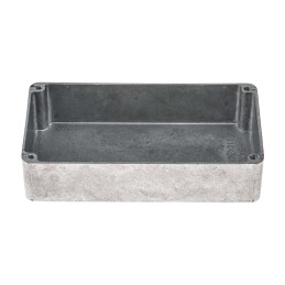 1 pcs - RS PRO Silver Die Cast Aluminium Enclosure, IP66, Silver Lid, 114.5 x 63.6 x 30.3mm