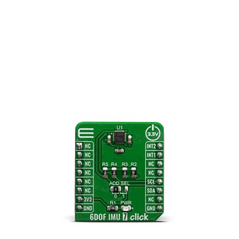 1 pcs - MikroElektronika 6DOF IMU 7 CLICK for ICM-20649 Ideal solution for development applications in sports, wearable sensors